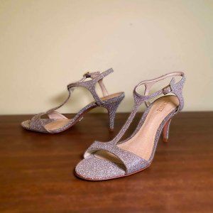 Barbiecore - Schutz - Super-Glittery High Heels - Size 10 - NEW